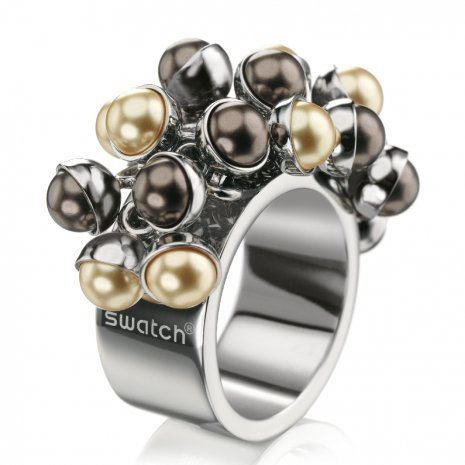 Oiritaly Ring Woman Swatch JRC007 14 Love Explosion Steel